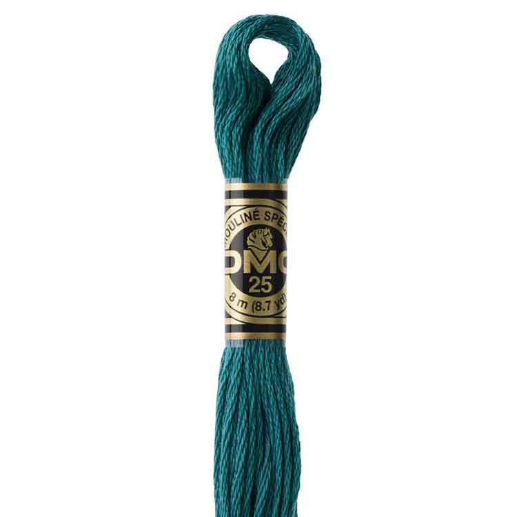 DMC Stranded Cotton Thread Colour #3809 Turquoise Vy Dark
