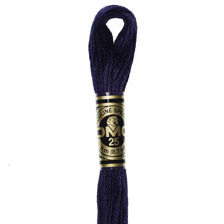 DMC Stranded Cotton Thread Colour #823 Navy Blue Dark